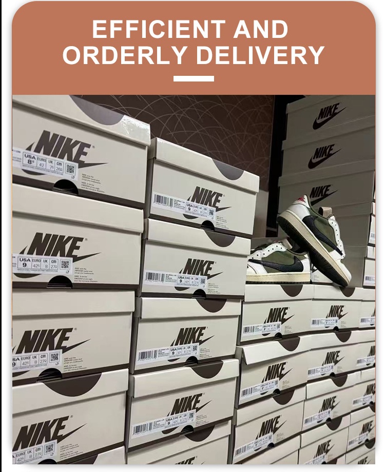 Customer feedback and reviews - WhatsApp chat with satisfied customers showing received Nike sneakers
